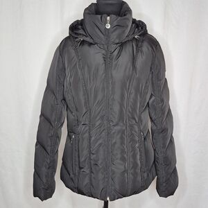 Calvin Klein Duck Down Hooded Puffer Jacket - Size L